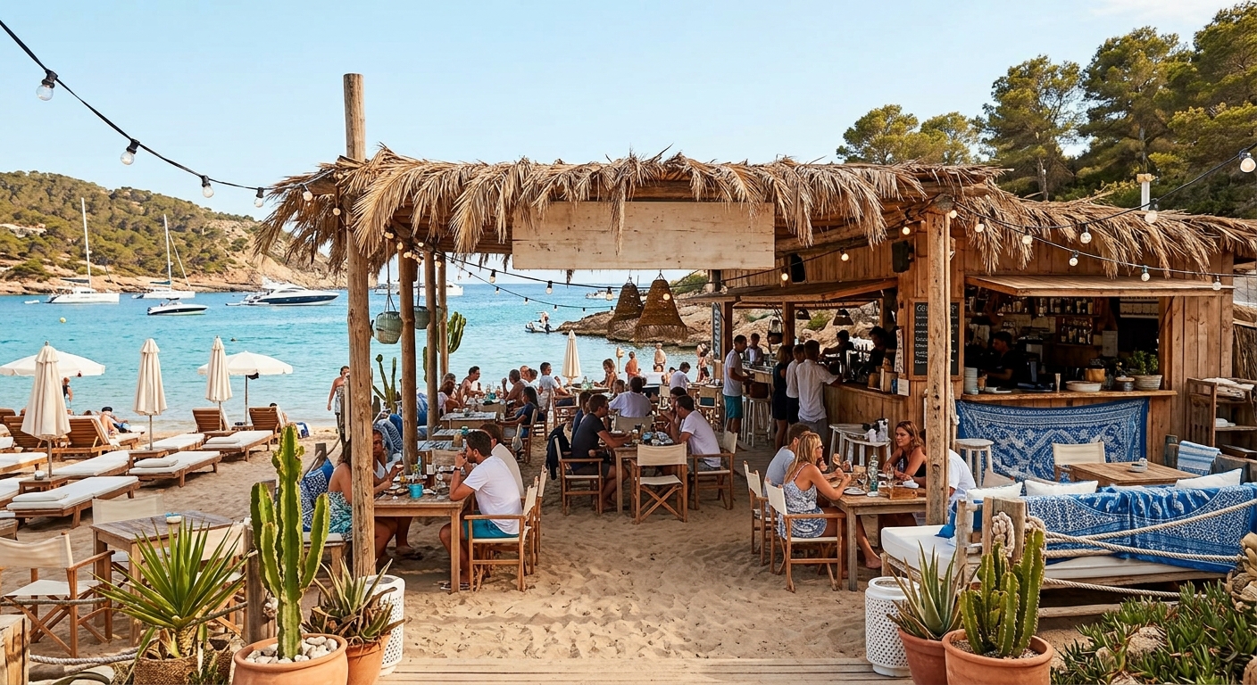 Los mejores chiringuitos de Ibiza: Sabor a sal, mesas sobre la arena y el refugio ideal para descansar después